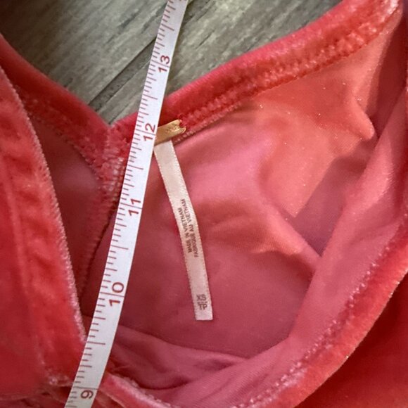 Free People Bridgette Velvet Top Smokey Wings Size Large Babydoll MSRP $128 - Picture 11 of 11